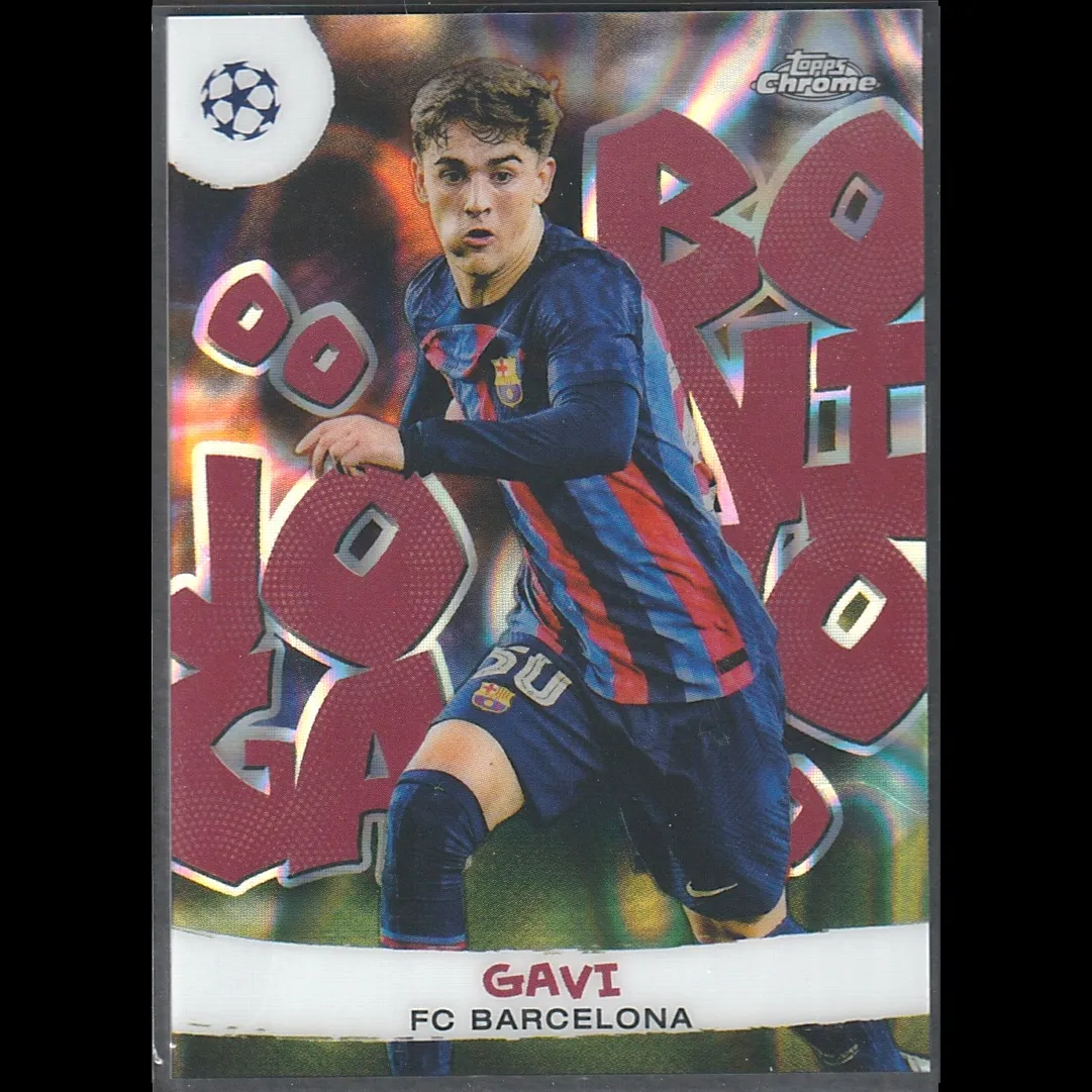 2022/23 Topps Chrome UEFA Club Competitions Gavi Joga Bonito #JB-4