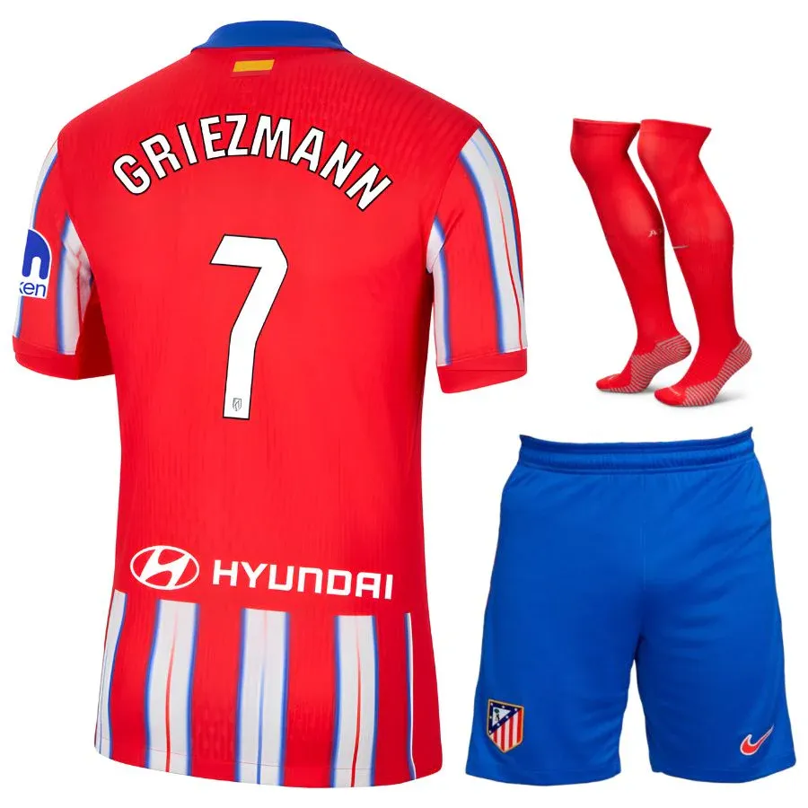 Maillot Kit Enfant Atletico Madrid Domicile 2024 2025 – Image 2