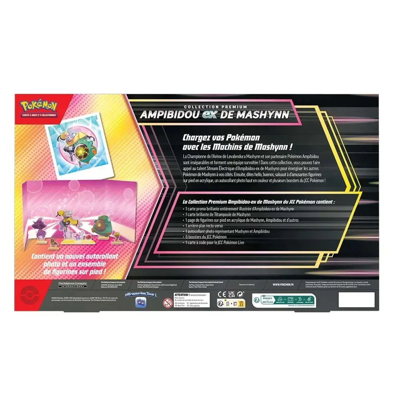 Pokiémon Coffret Collection Premium Ampibidou‑ex de Mashynn – Image 2