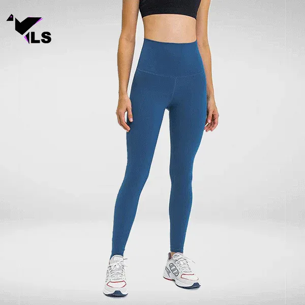 Legging Yoga Bleu Vinyasa – Image 3