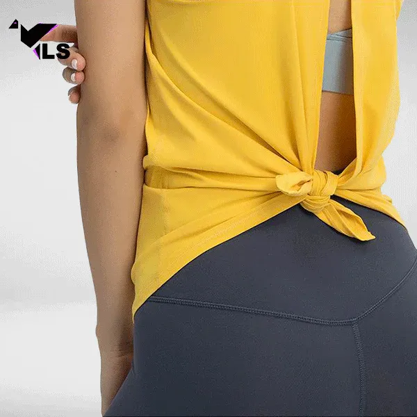 T-Shirt Yoga Nœud dans le dos Sun® – Image 3