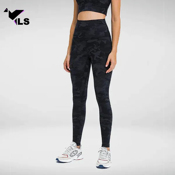 Legging Yoga Camouflage Sanskrit – Image 5