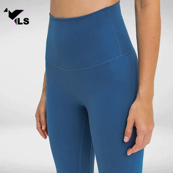 Legging Yoga Bleu Vinyasa – Image 2