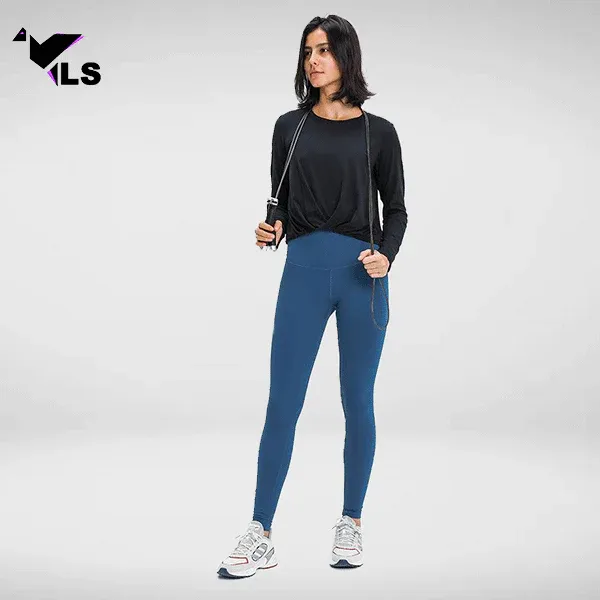 Legging Yoga Bleu Vinyasa
