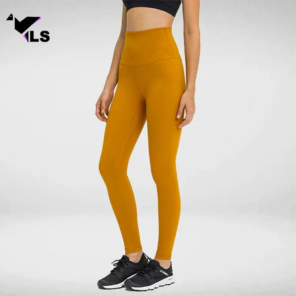 Legging Yoga Jaune Spirit – Image 3