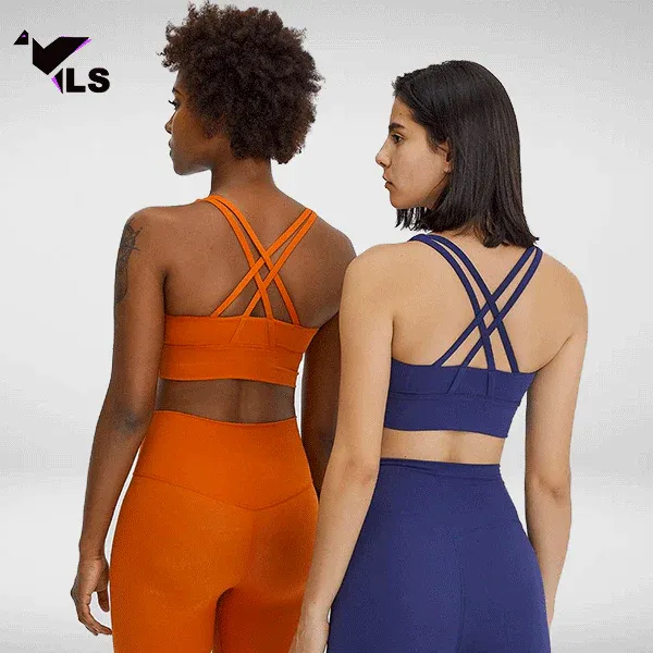 Brassière Yoga Orange Kyla – Image 4