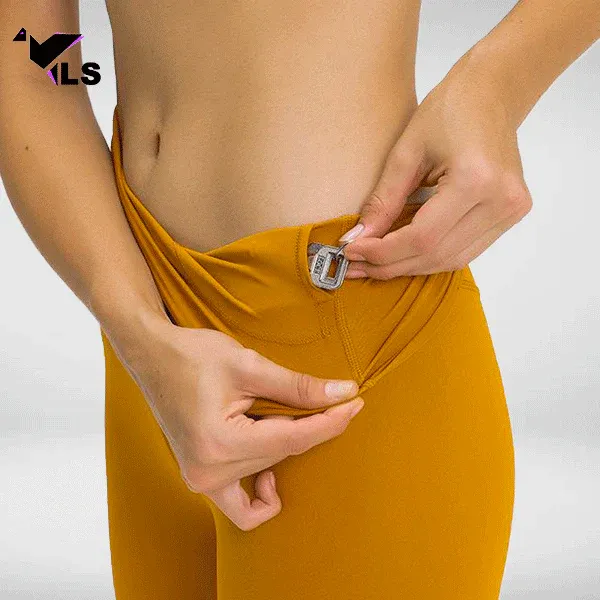 Legging Yoga Jaune Spirit – Image 4